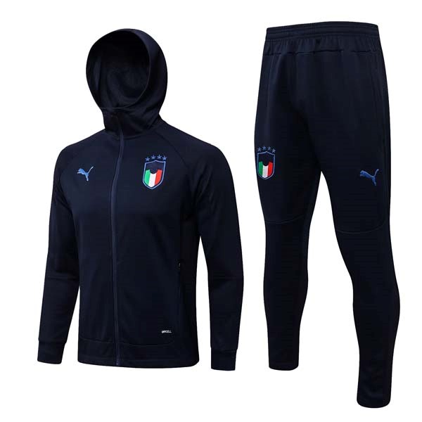 Chaqueta Con Capucha Italia 2022 Azul